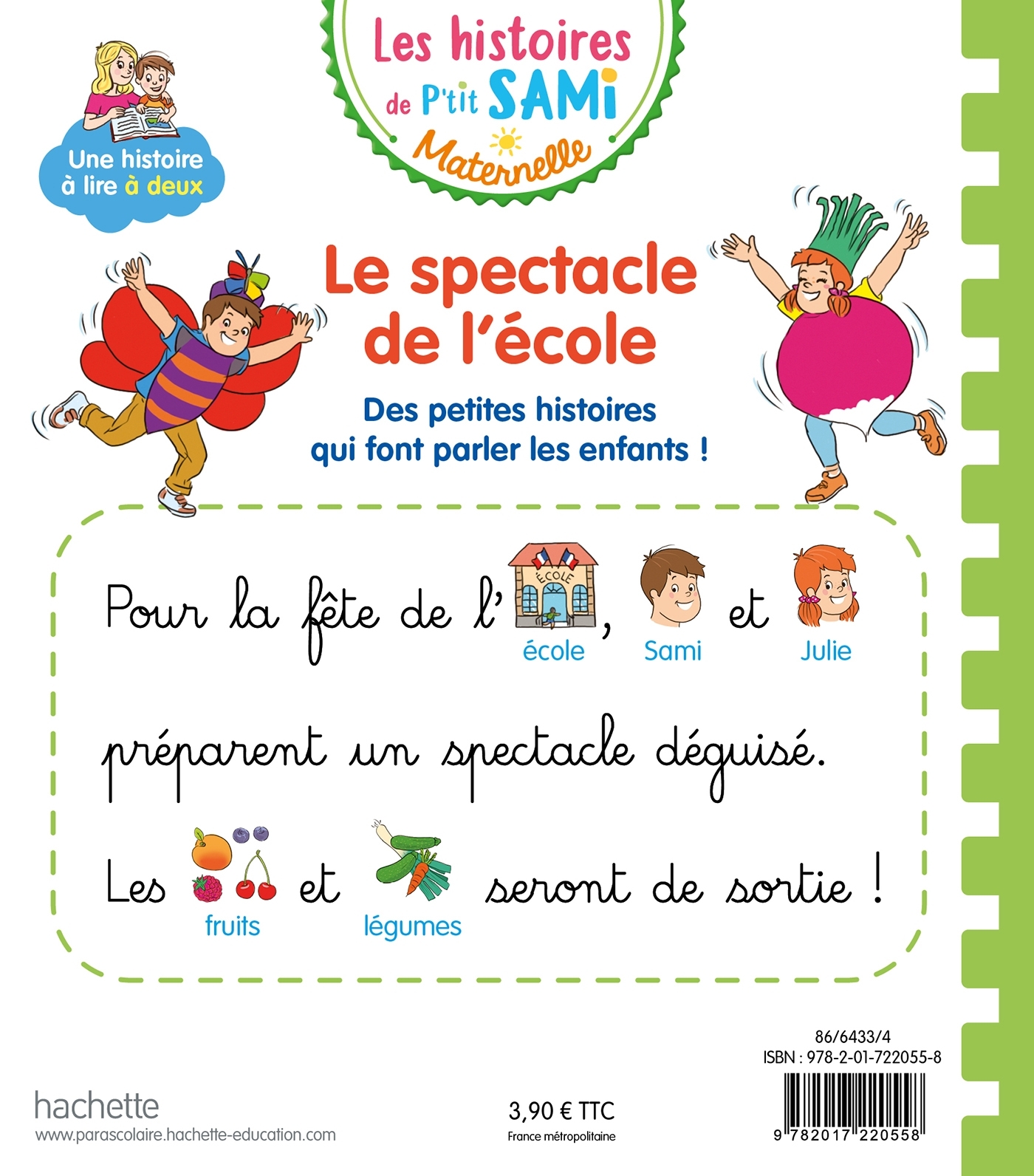 Les histoires de P'tit Sami Maternelle (3-5 ans) : Le spectacle de l'école - Marion Fallot - HACHETTE EDUC