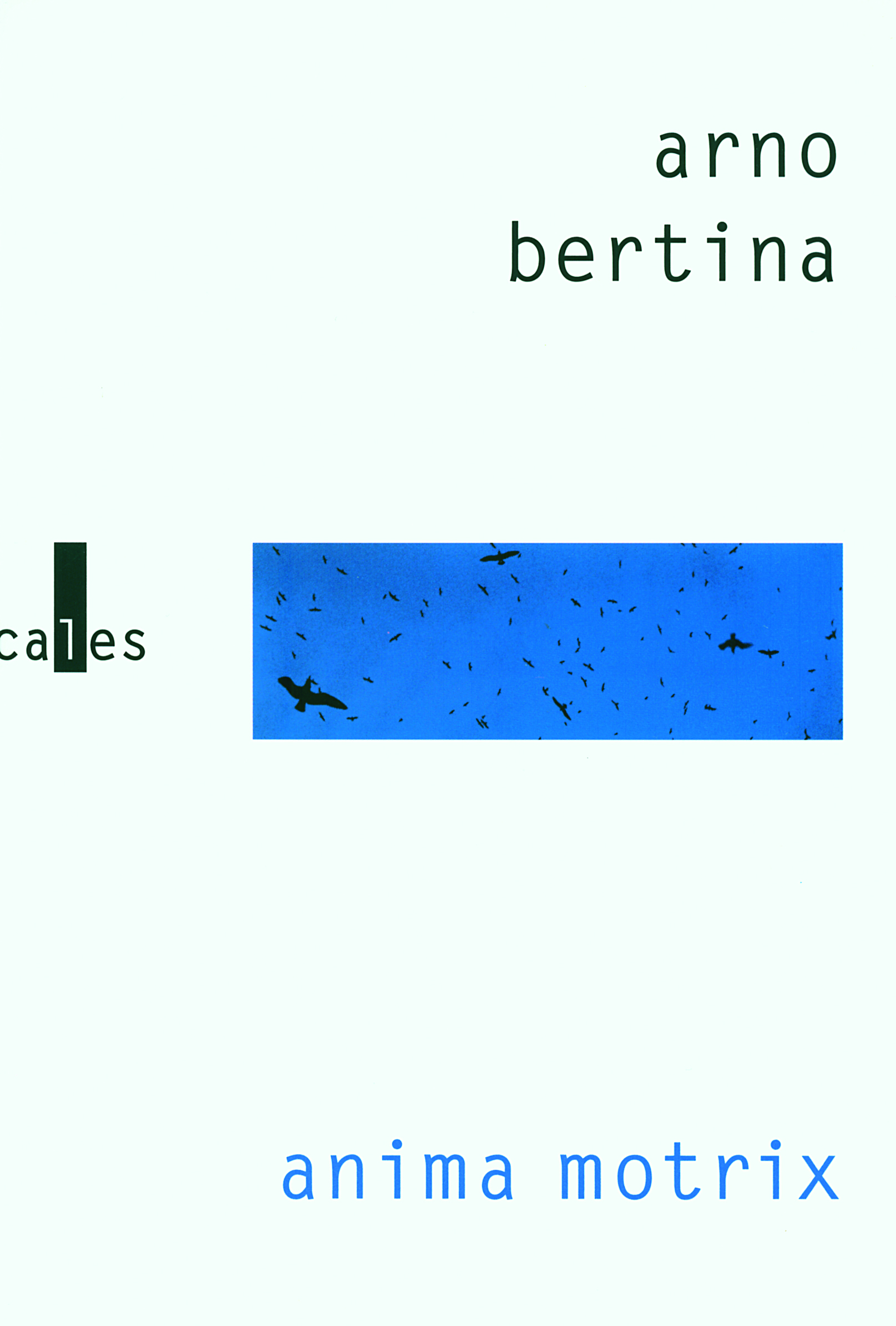 Anima motrix - Arno Bertina - VERTICALES