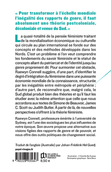 Repenser le genre - Raewyn Connell - PAYOT