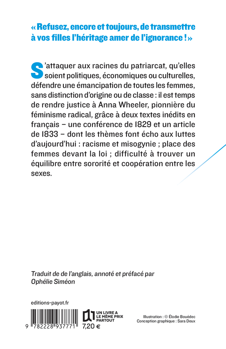 Toutes les femmes - Anna Wheeler, Ophélie Siméon - PAYOT