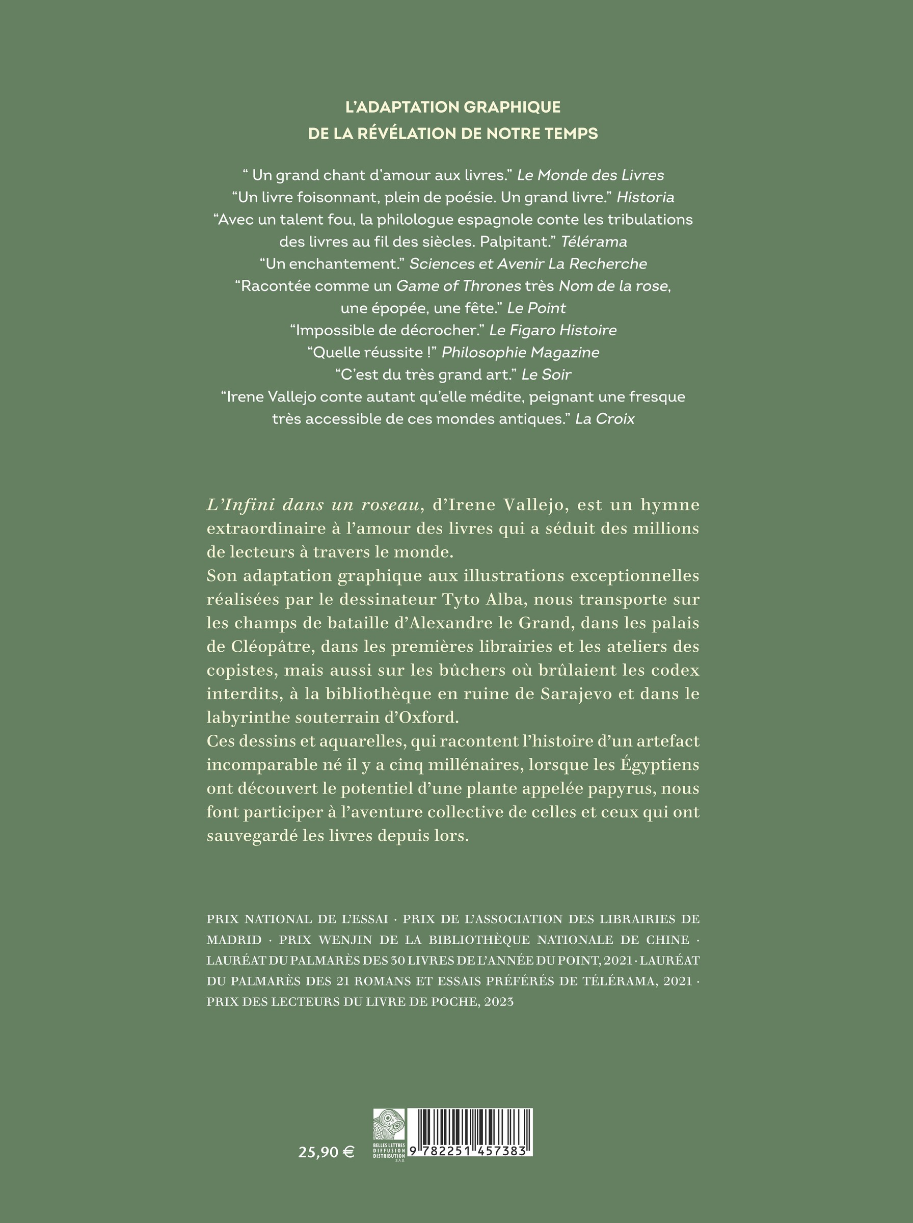 L'Infini dans un roseau - Irene Vallejo, Tyto Alba - BELLES LETTRES