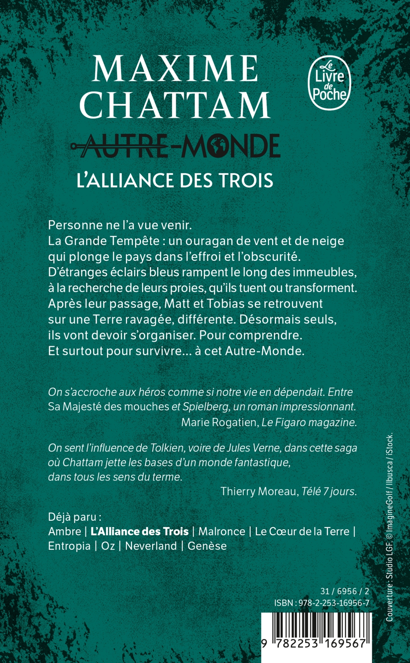 L'Alliance des Trois (Autre-Monde, Tome 1) - Maxime Chattam - LGF