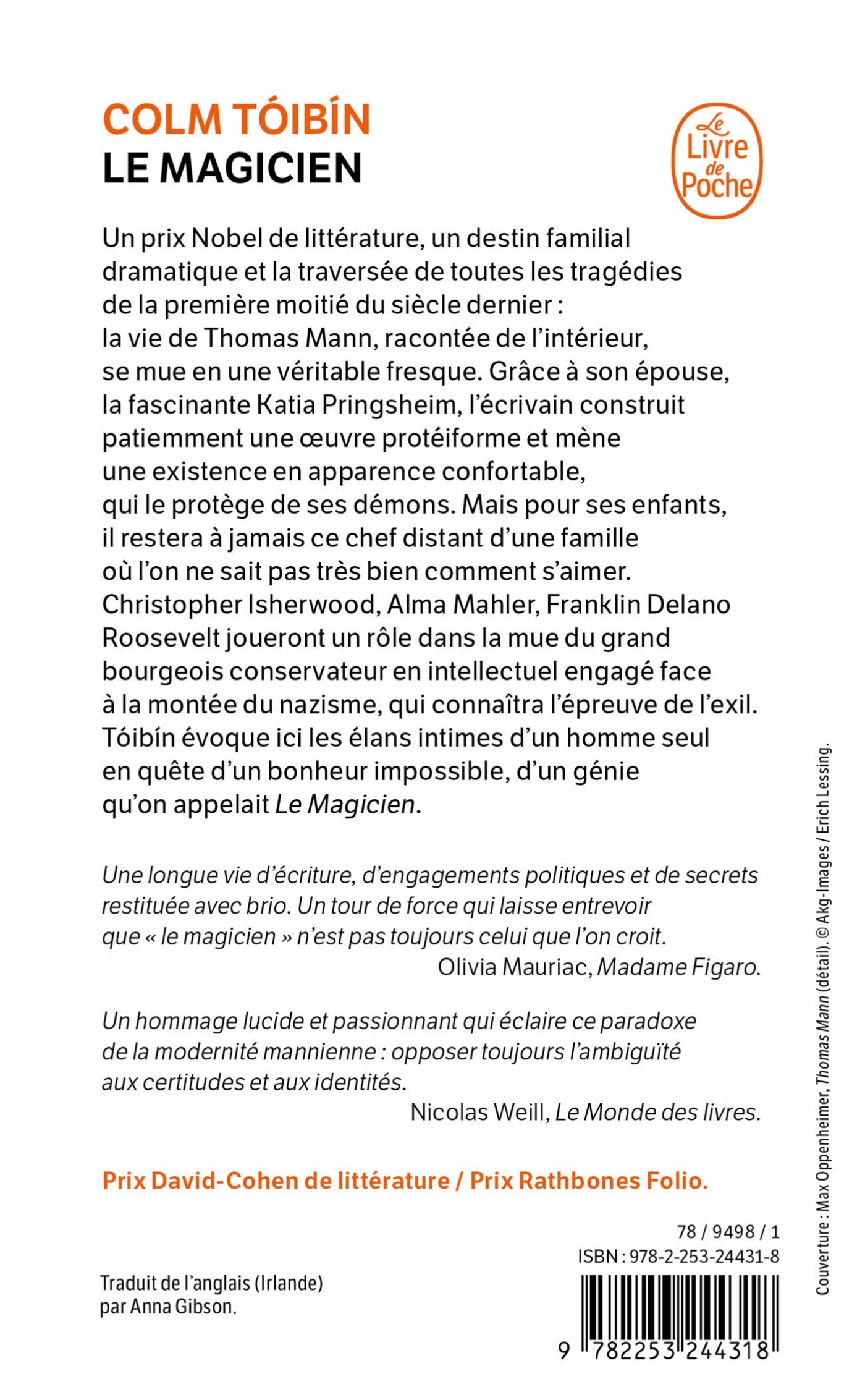 Le Magicien - Colm Tóibín - LGF