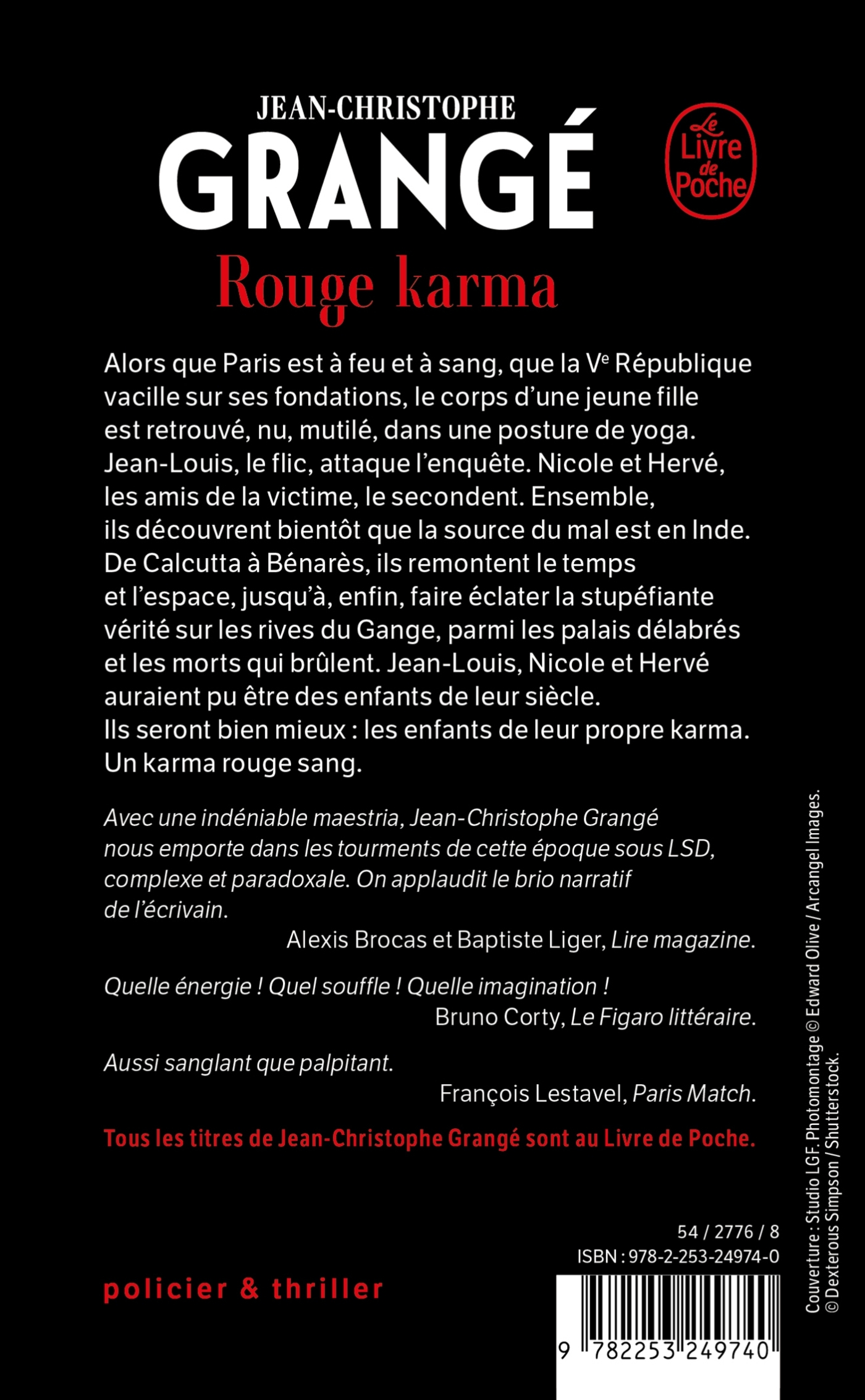 Rouge Karma - Jean-Christophe Grange - LGF