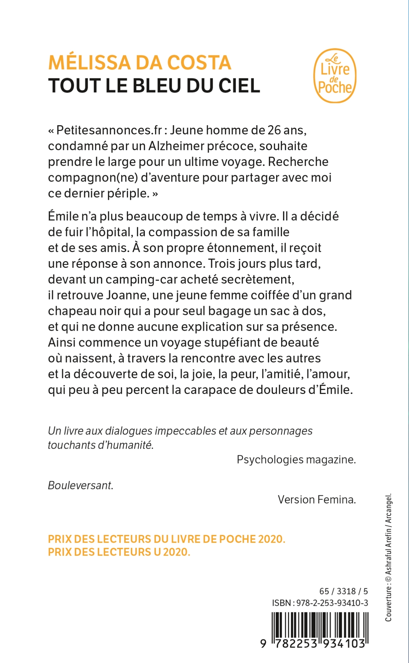 Tout le bleu du ciel - Mélissa Da Costa - LGF