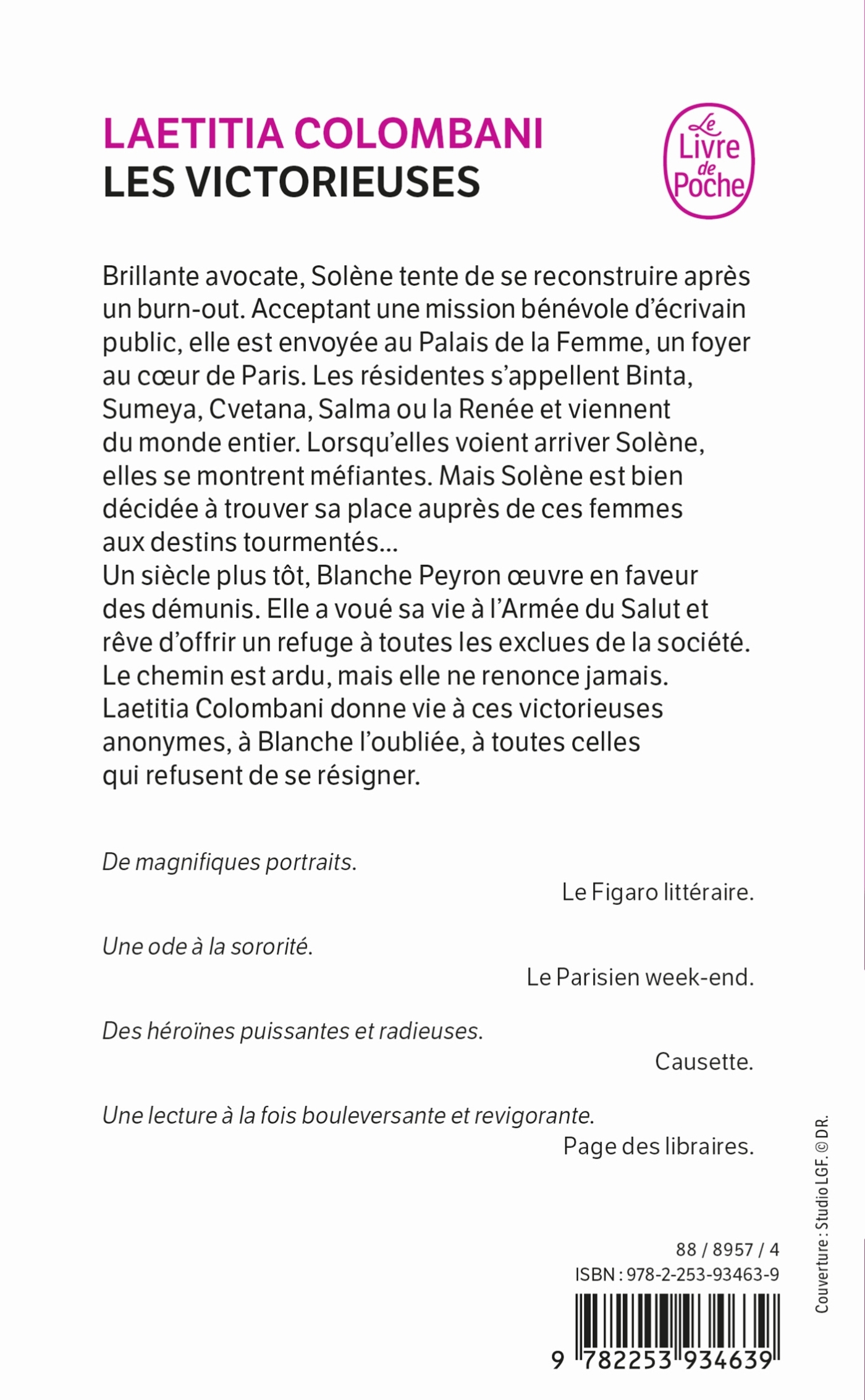 Les Victorieuses - Laëtitia Colombani - LGF