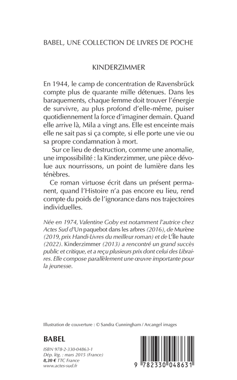 Kinderzimmer - Valentine Goby - ACTES SUD