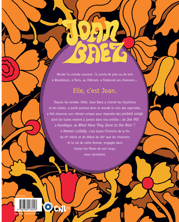 Joan Baez dit "Non à l'injustice" - Murielle Szac - ACTES SUD