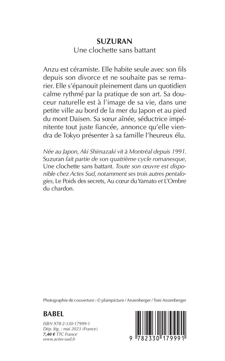 Suzuran - Aki Shimazaki - ACTES SUD