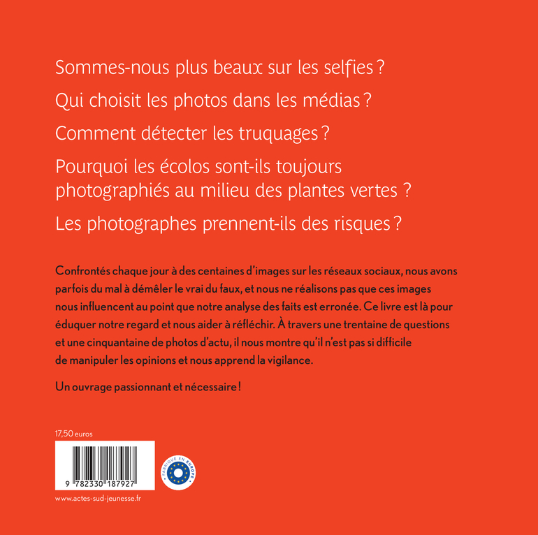 La photo en questions - David Groison, Pierangélique Schouler - ACTES SUD