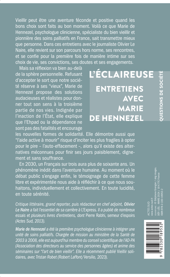 L'Éclaireuse - Marie De Hennezel, Olivier Le naire - ACTES SUD