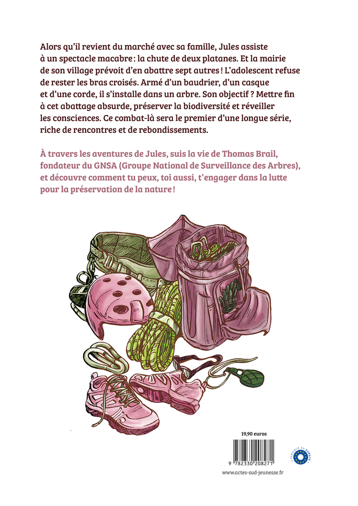 Le défenseur des arbres - Raphaël Martin, THOMAS BRAIL - ACTES SUD