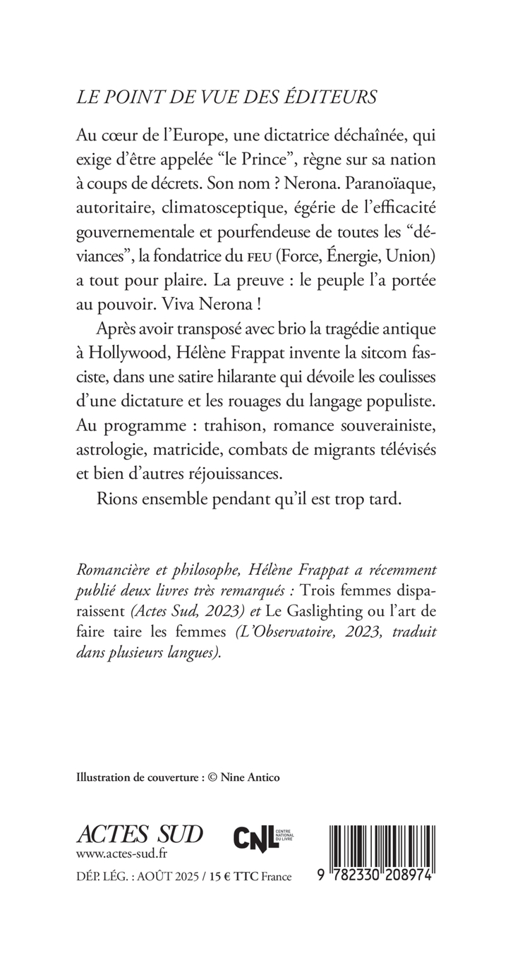 Nerona - Hélène Frappat - ACTES SUD