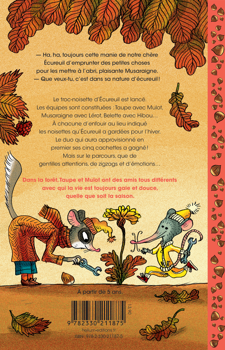 Taupe et mulot et Compagnie 1 - Le troc-noisette d'Écureuil - Henri Meunier - HELIUM