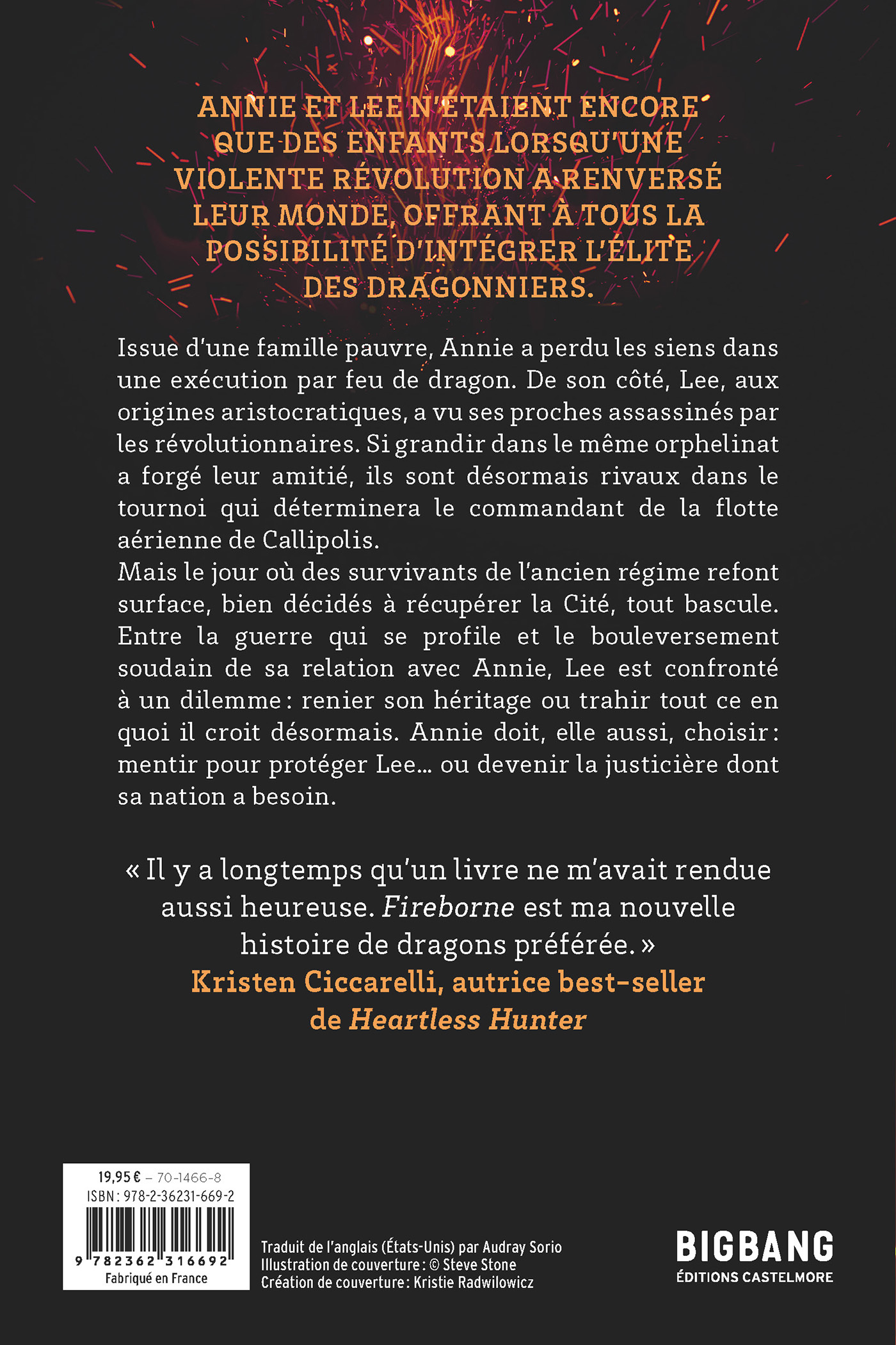 Le Cycle Aurélien, T1 : Fireborne - Rosaria Munda - BIGBANG