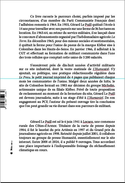 Grandir sa vie durant grâce à l'engagement politique - Gérard Le Puill - CROQUANT