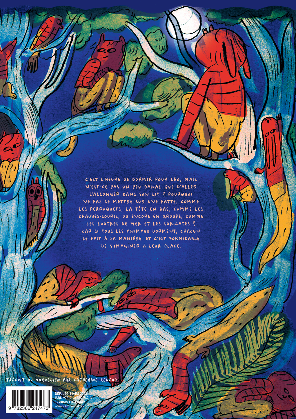 Les animaux dorment - Kjertis Annesdatter Skomsvold - CAMBOURAKIS