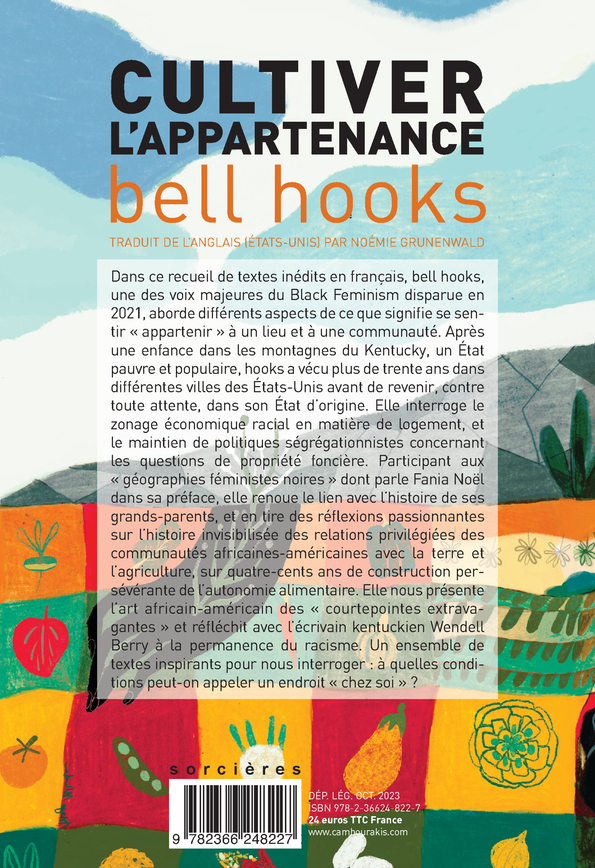 Cultiver l'appartenance - bell hooks, Fania Noël, Isabelle Cambourakis - CAMBOURAKIS