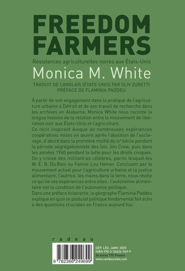 Freedom Farmers - Monica White, Flaminia Paddeu - CAMBOURAKIS