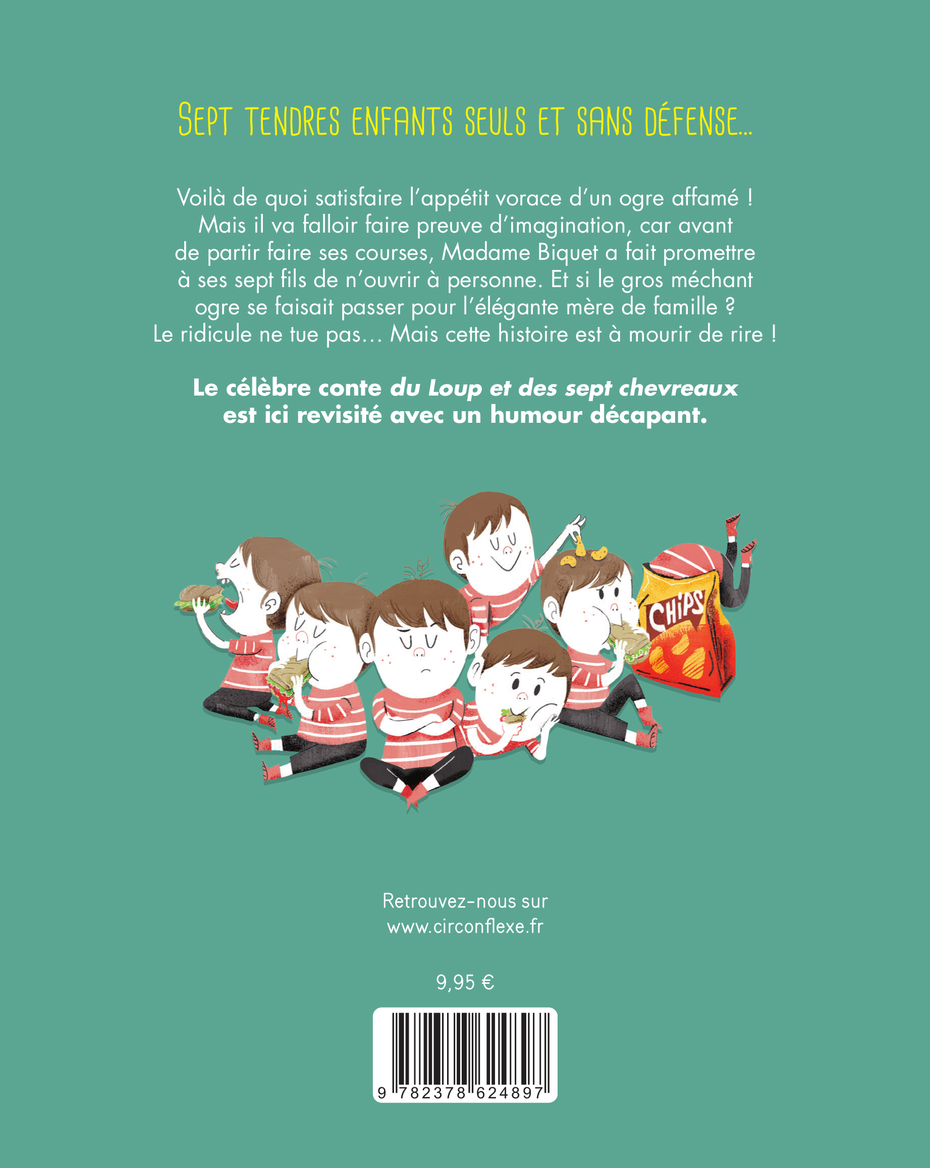 L'ogre et les sept frères Biquet - Véronique Cauchy - CIRCONFLEXE