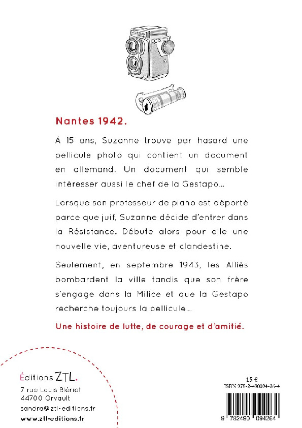 L'espoir en bandoulière - Grégoire Vallancien - EDITIONS ZTL