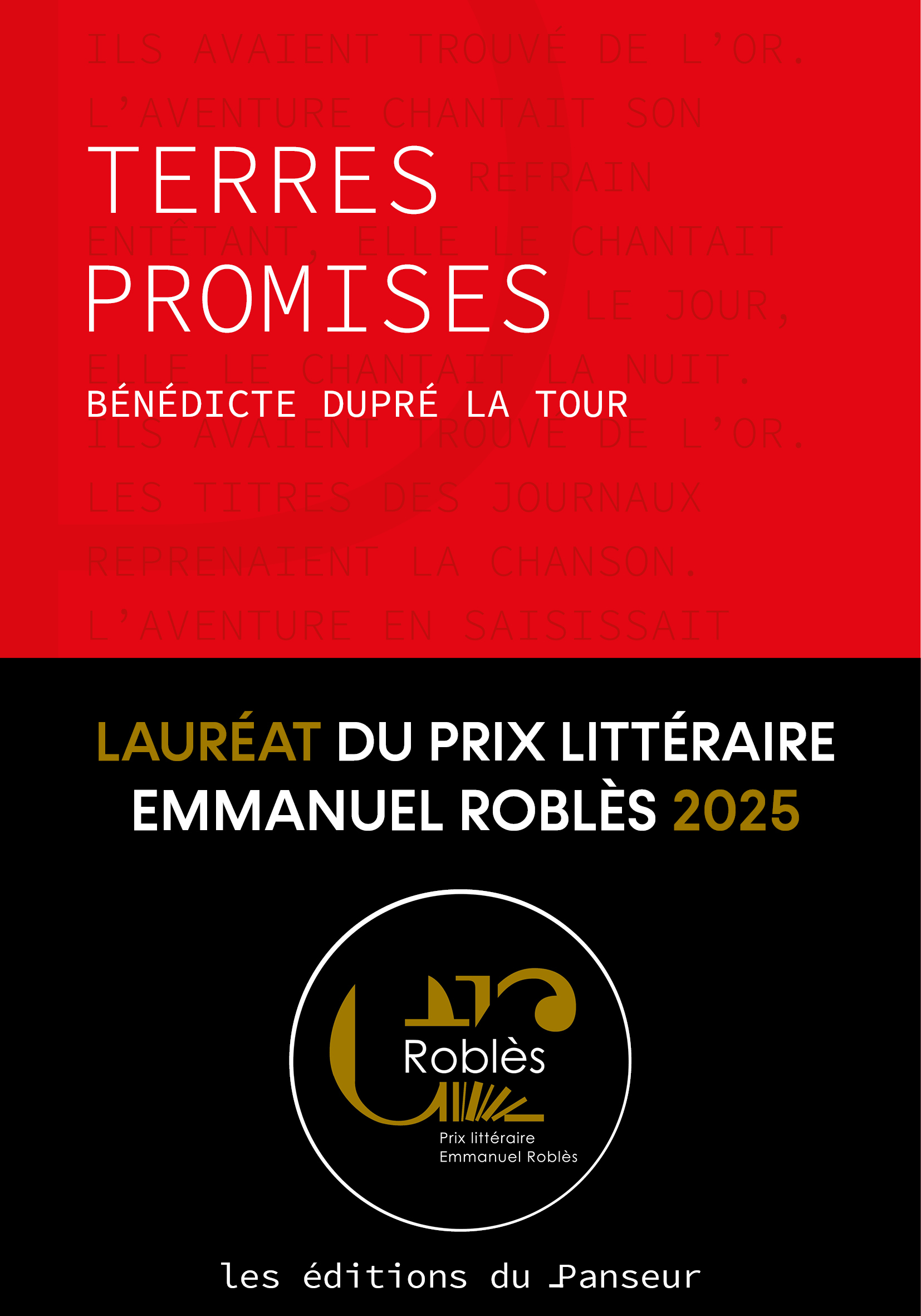 Terres Promises - Bénédicte Dupré la Tour - PANSEUR