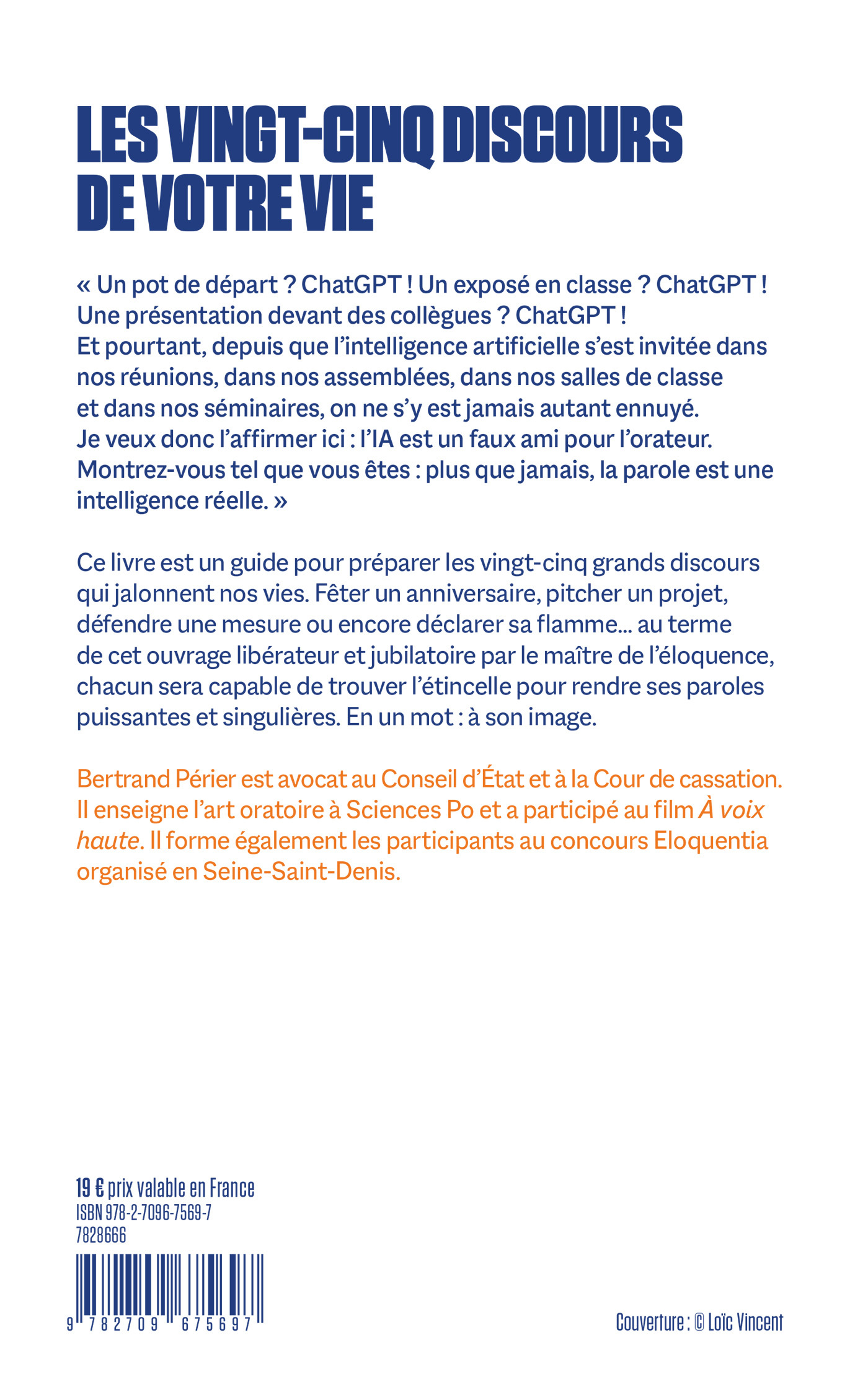 Les 25 discours de votre vie - Bertrand Périer - LATTES