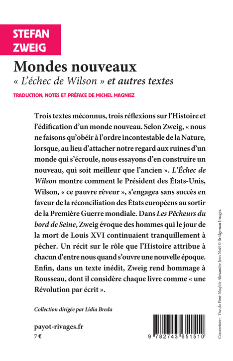 Mondes nouveaux - Stefan Zweig, Michel Magniez, Lidia Breda - RIVAGES
