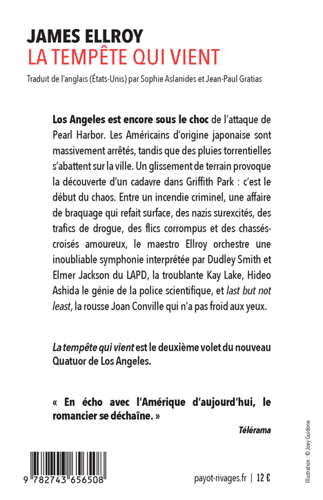 La tempête qui vient - James Ellroy, Francois Guerif - RIVAGES