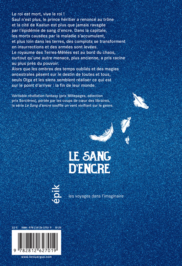 le sang d'encre - volume 2 - Nena Labussière - ROUERGUE