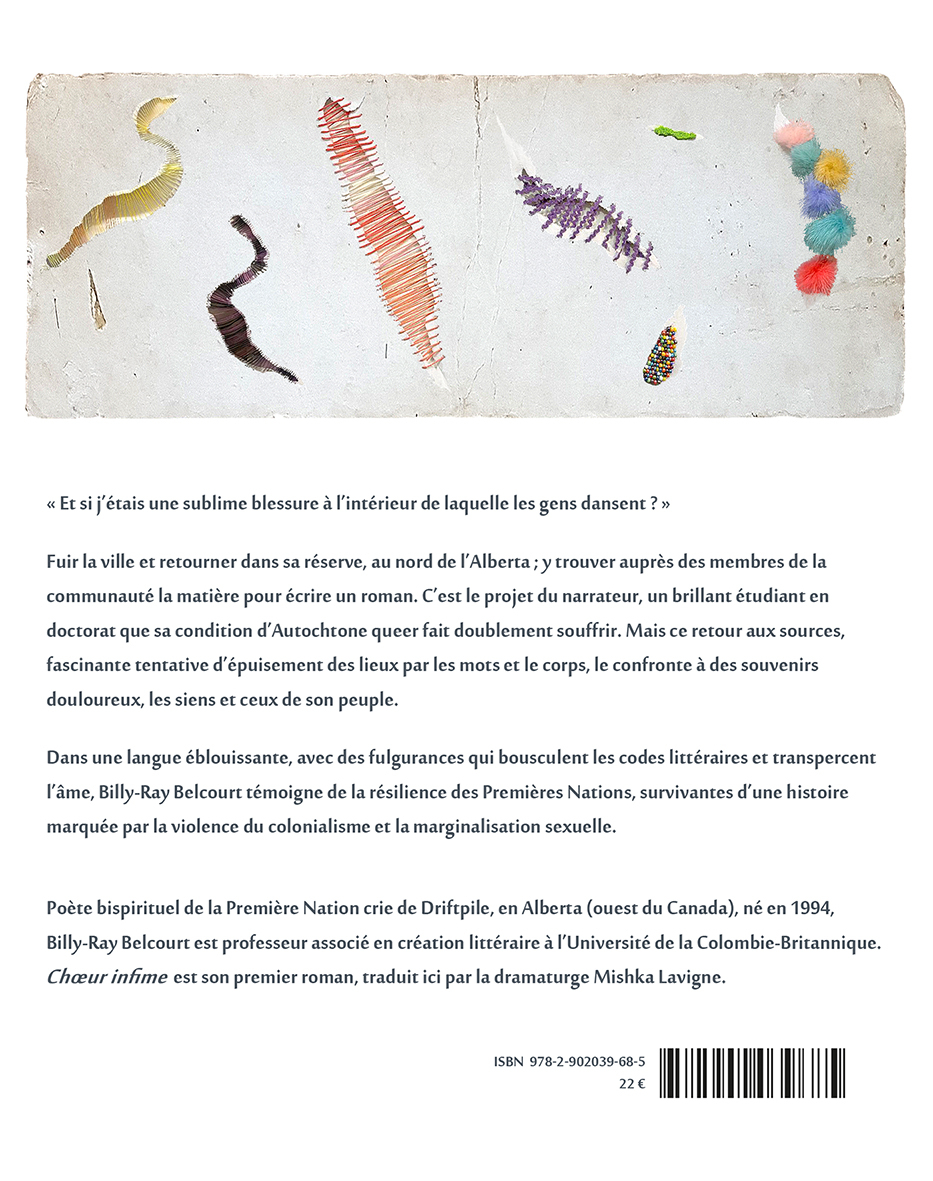 Choeur infime - Billy-Ray Belcourt - DEPAYSAGE