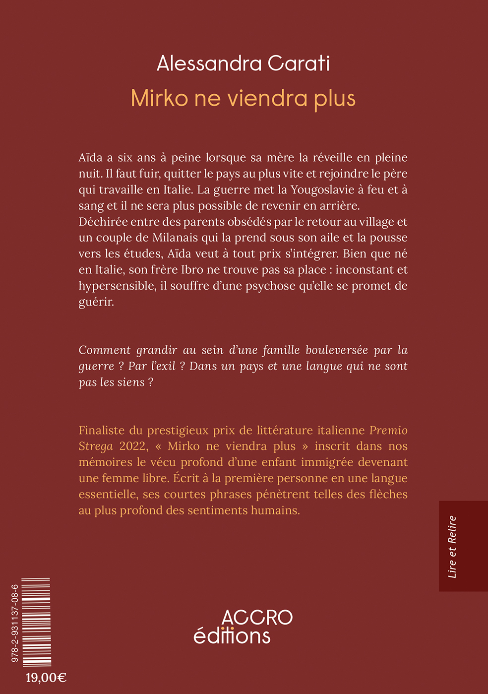 Mirko ne viendra plus - Alessandra Carati - ACCRO EDITIONS