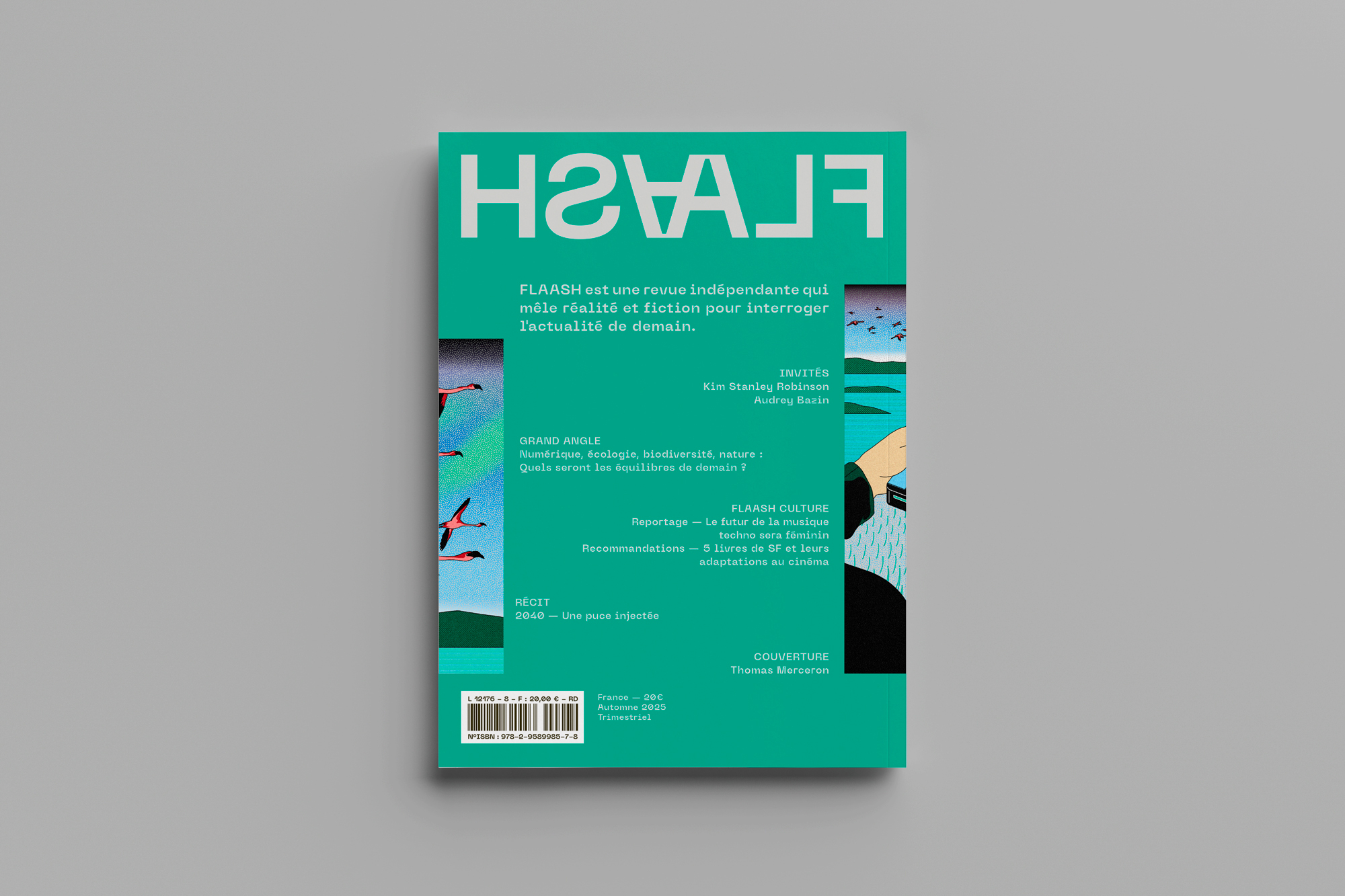 FLAASH N°08 - Climat - Automne 2025 - Joffrine Donnadieu, Simon Porcher, Thomas Merceron, Kim Stanley Robinson - FLAASH