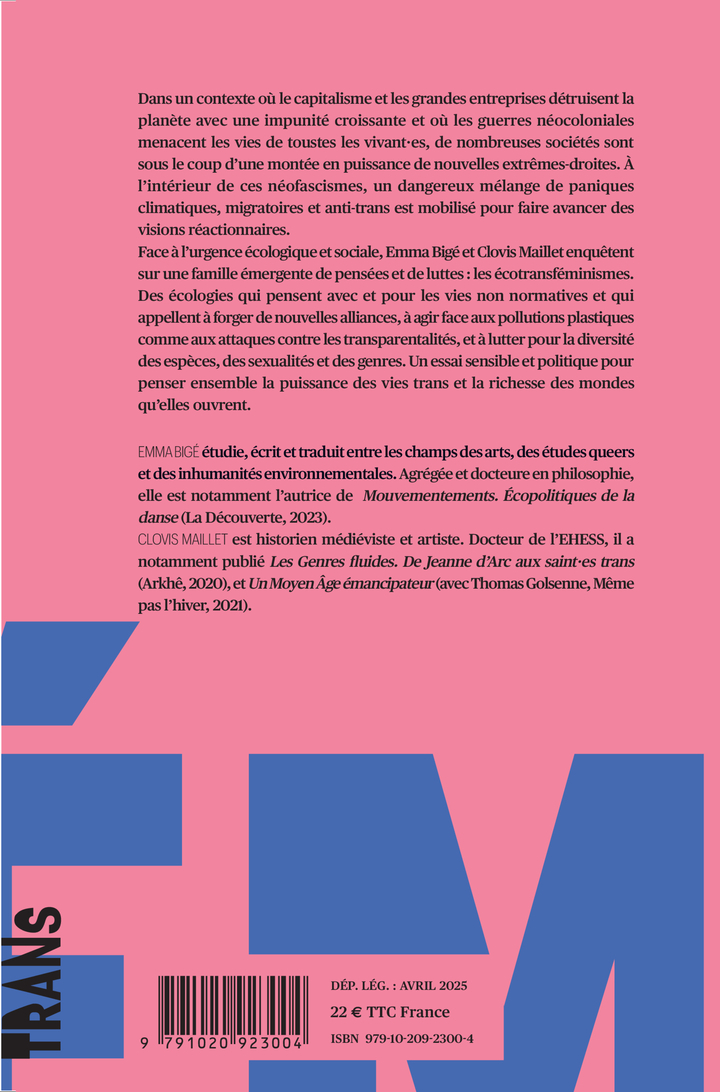 Écotransféminismes - Clovis Maillet, Emma BIGÉ - LIENS LIBERENT