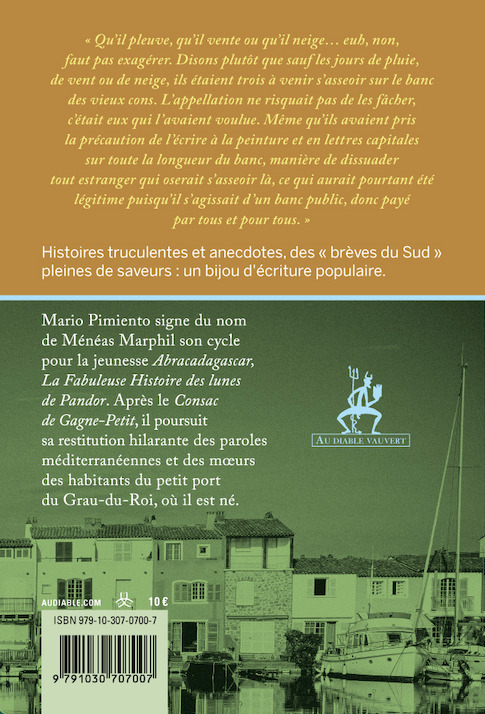 Le banc des vieux cons - Mario Pimiento - DIABLE VAUVERT