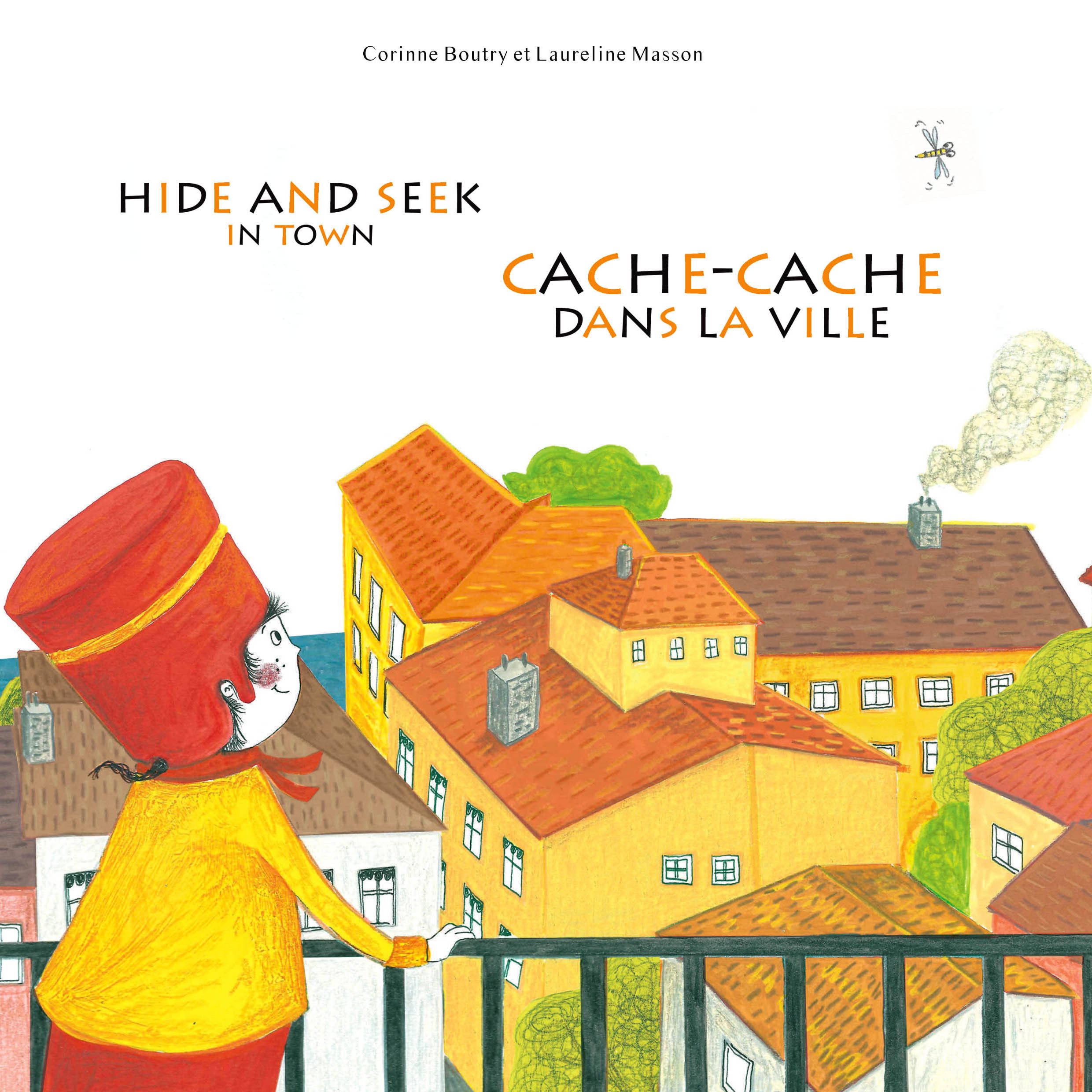 Cache-cache dans la ville Hide and seek in town - Corinne Boutry - BLUEDOT