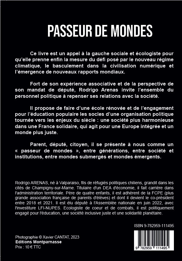 Passeur de mondes - Rodrigo Arenas - ED MONTPARNASSE