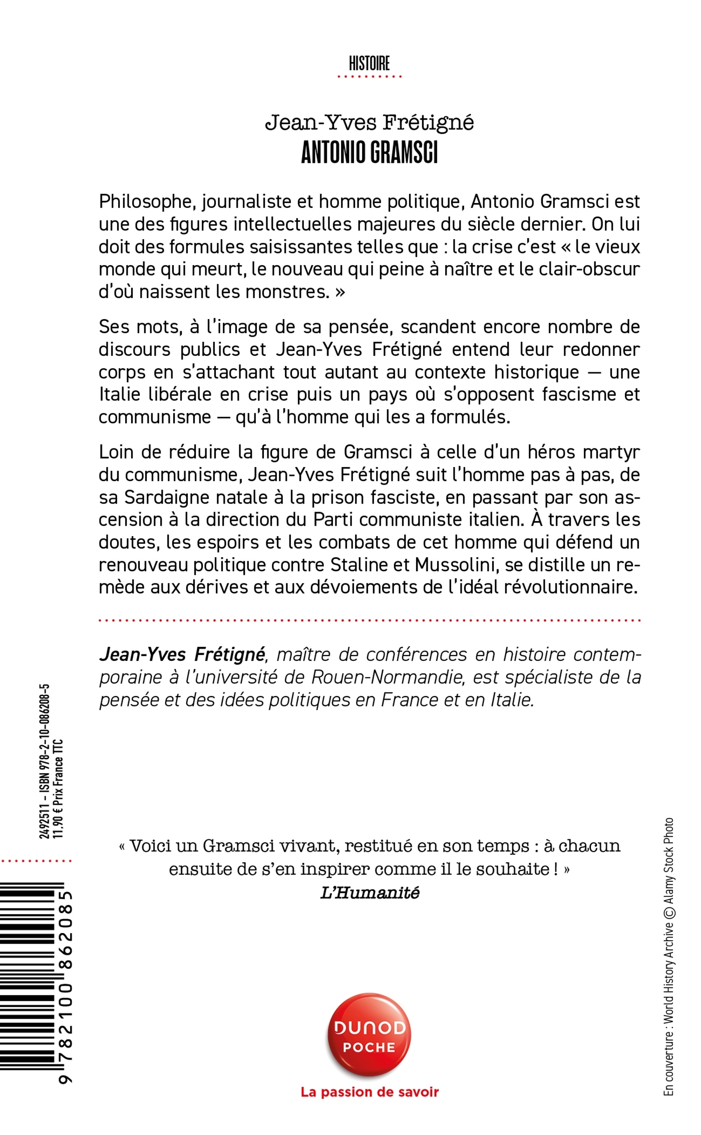 Antonio Gramsci - Jean-Yves Frétigné - DUNOD