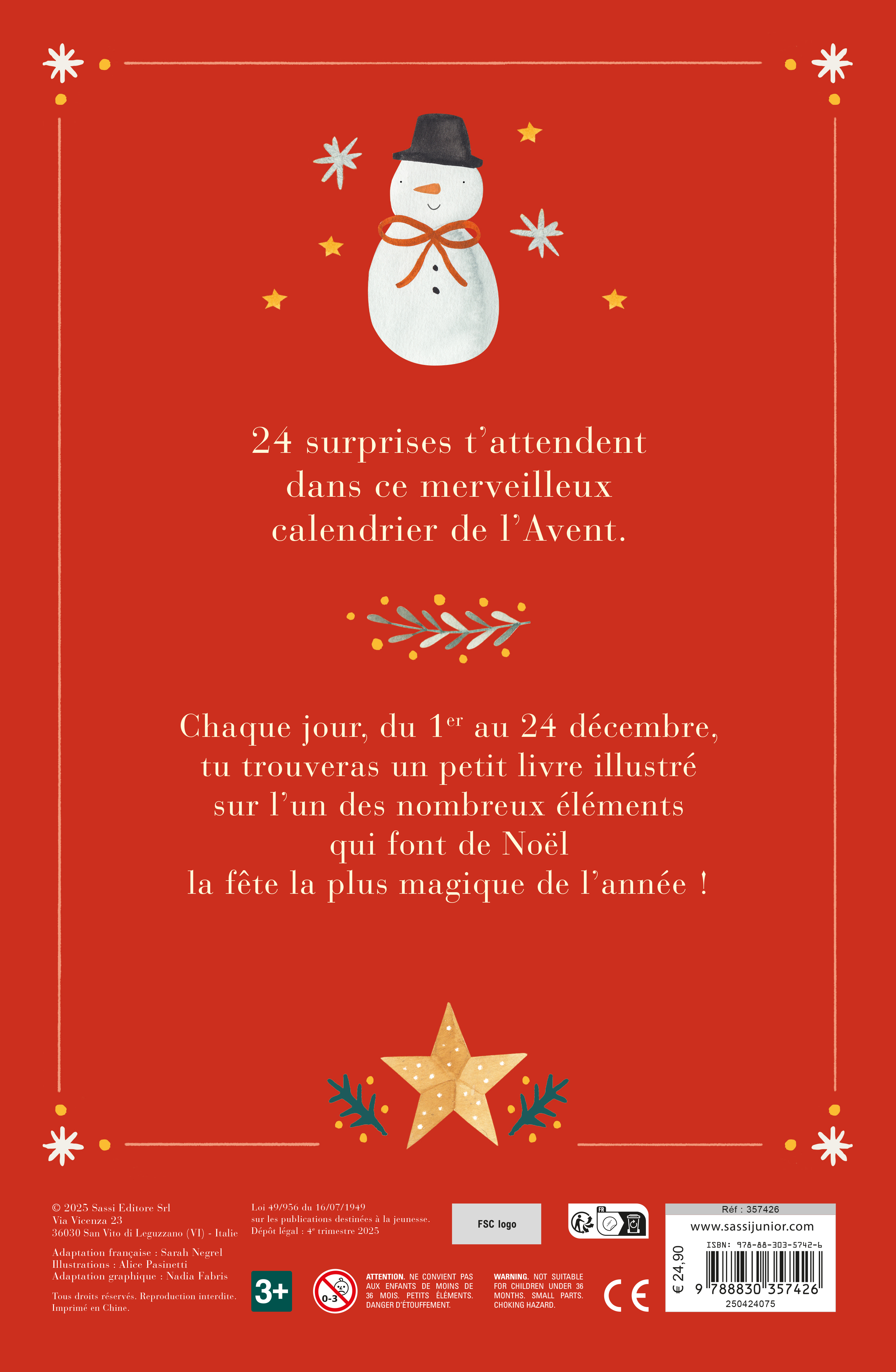 Calendrier de l'Avent - vol. 2 -  - SASSI
