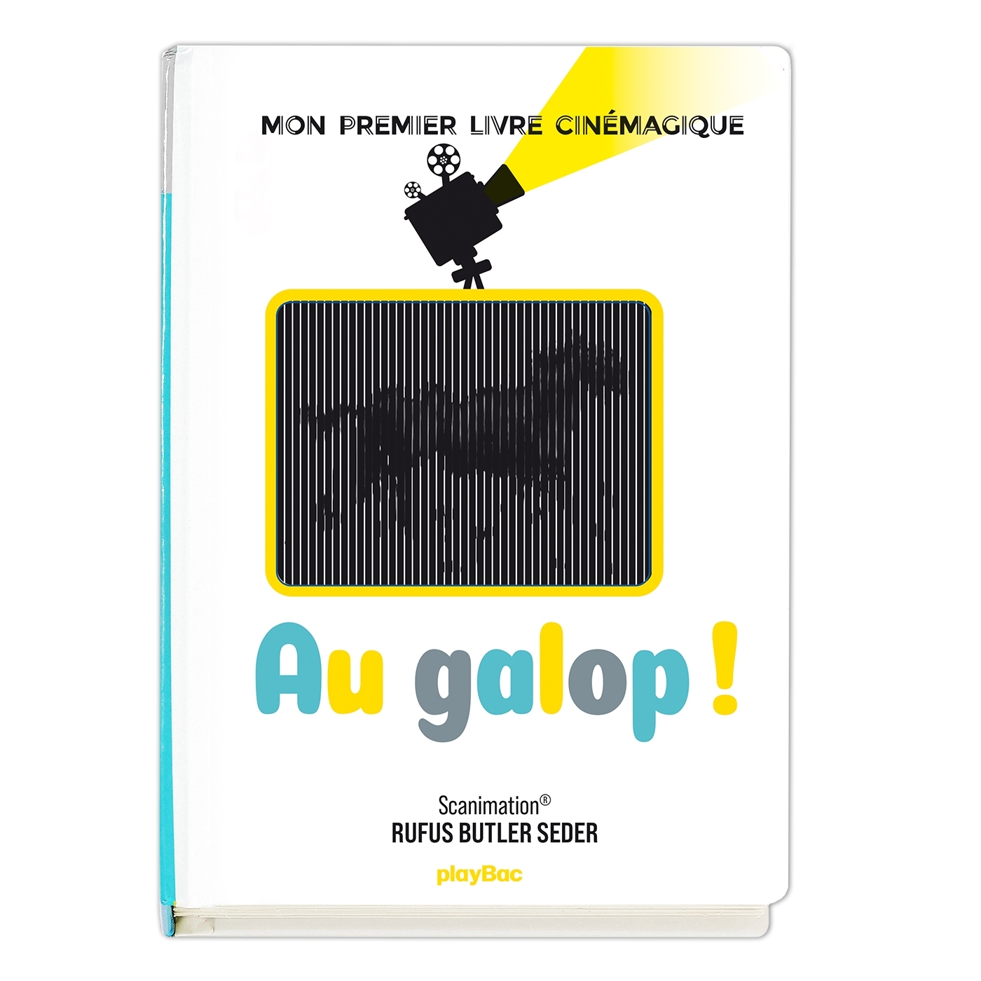 Au galop ! Mon premier livre cinémagique - nouvelle édition - Rufus Butler Seder - PLAY BAC