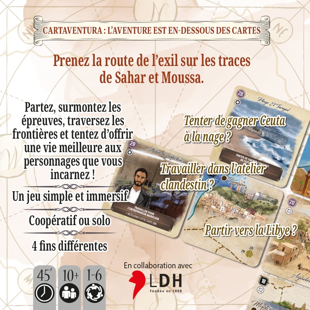 Cartaventura : Exils - Luc De Bois, Adrien Fulda, Thomas Dupont - COCO CHERRY