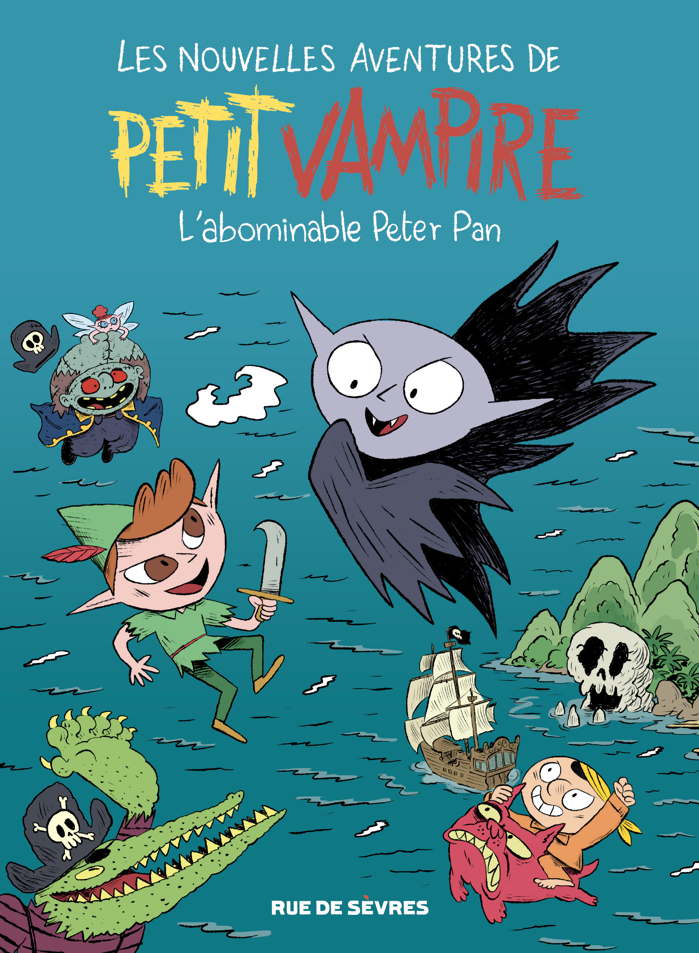 Les Nouvelles aventures de Petit Vampire T3 - L'abominable Peter Pan -  Sess, Agnès Mathieu-Daudé, Joann Sfar - RUE DE SEVRES