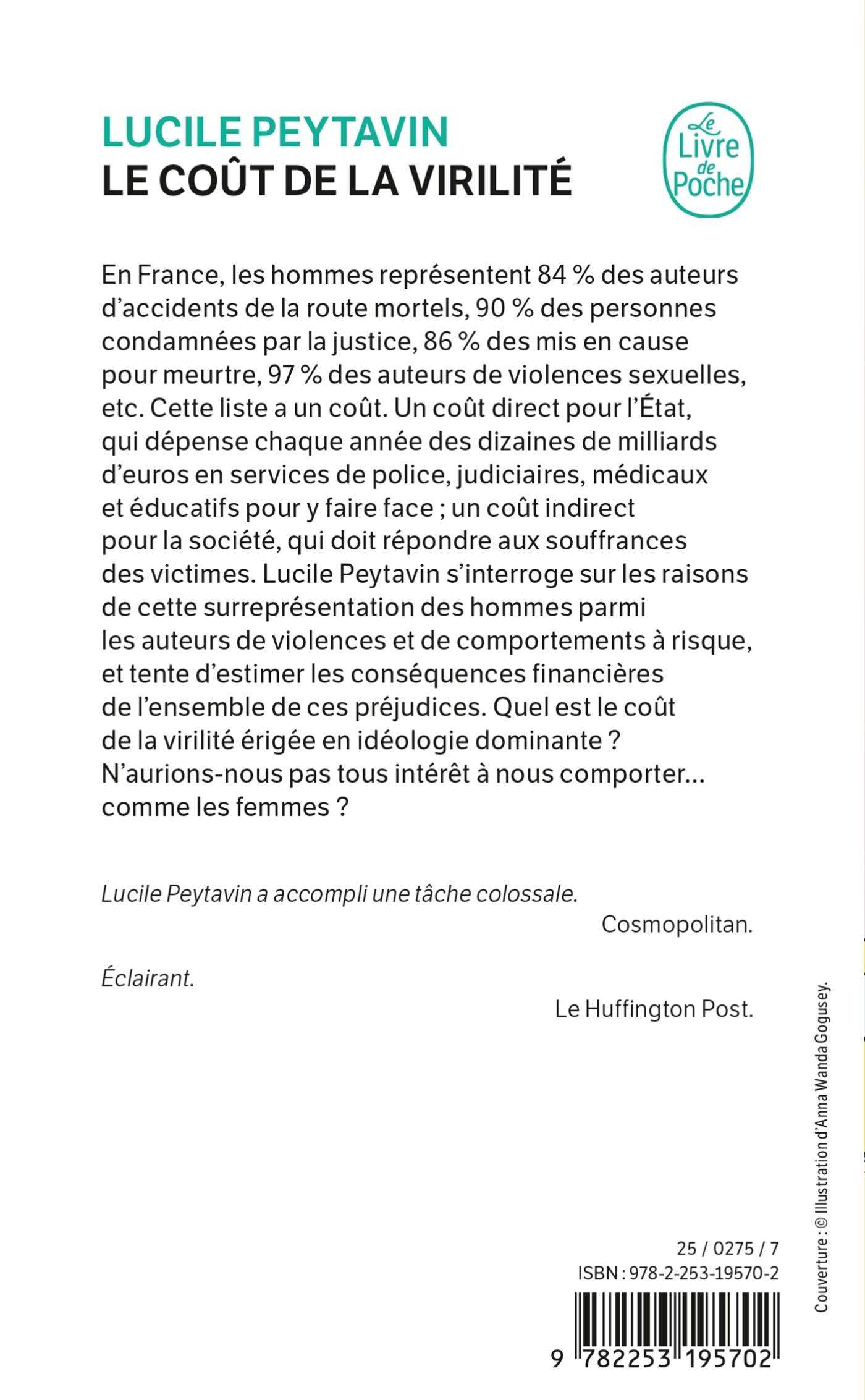 Le Coût de la virilité - Lucile Peytavin - LGF