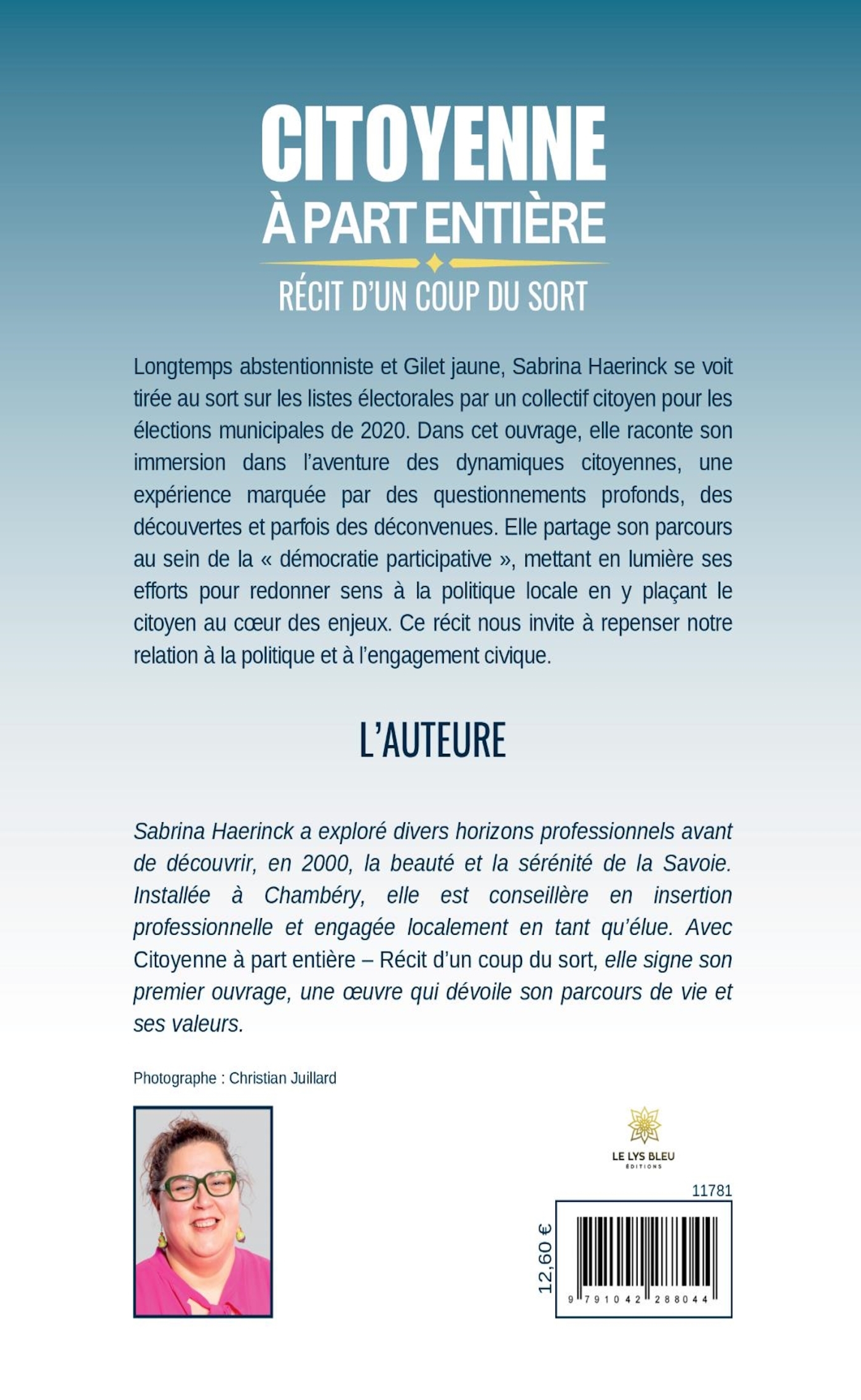 Citoyenne à part entière - Sabrina Haerinck - LE LYS BLEU