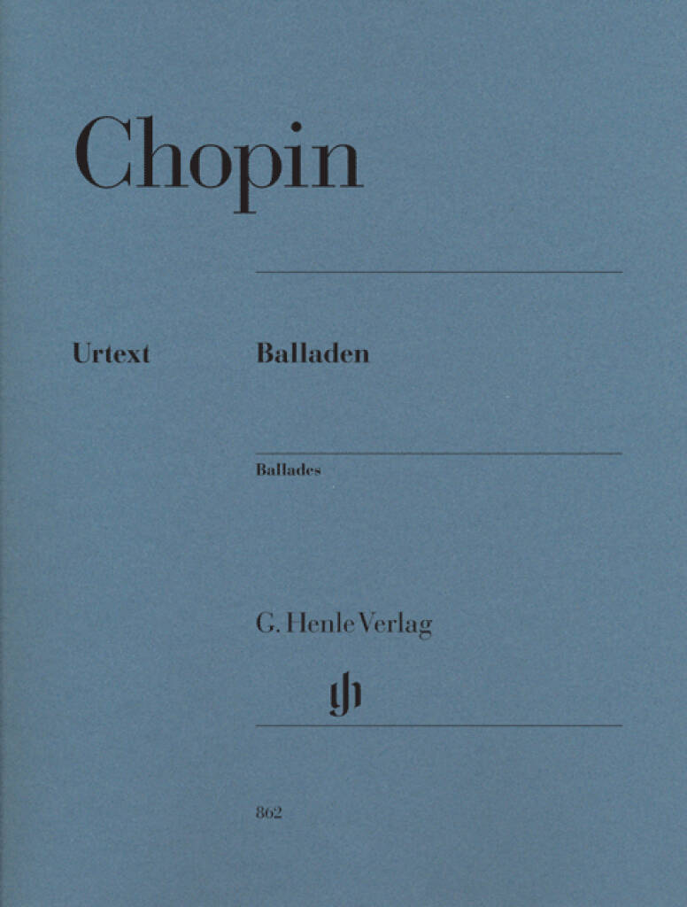 FREDERIC CHOPIN : BALLADES - PIANO -  CHOPIN FREDERIC - HENLE