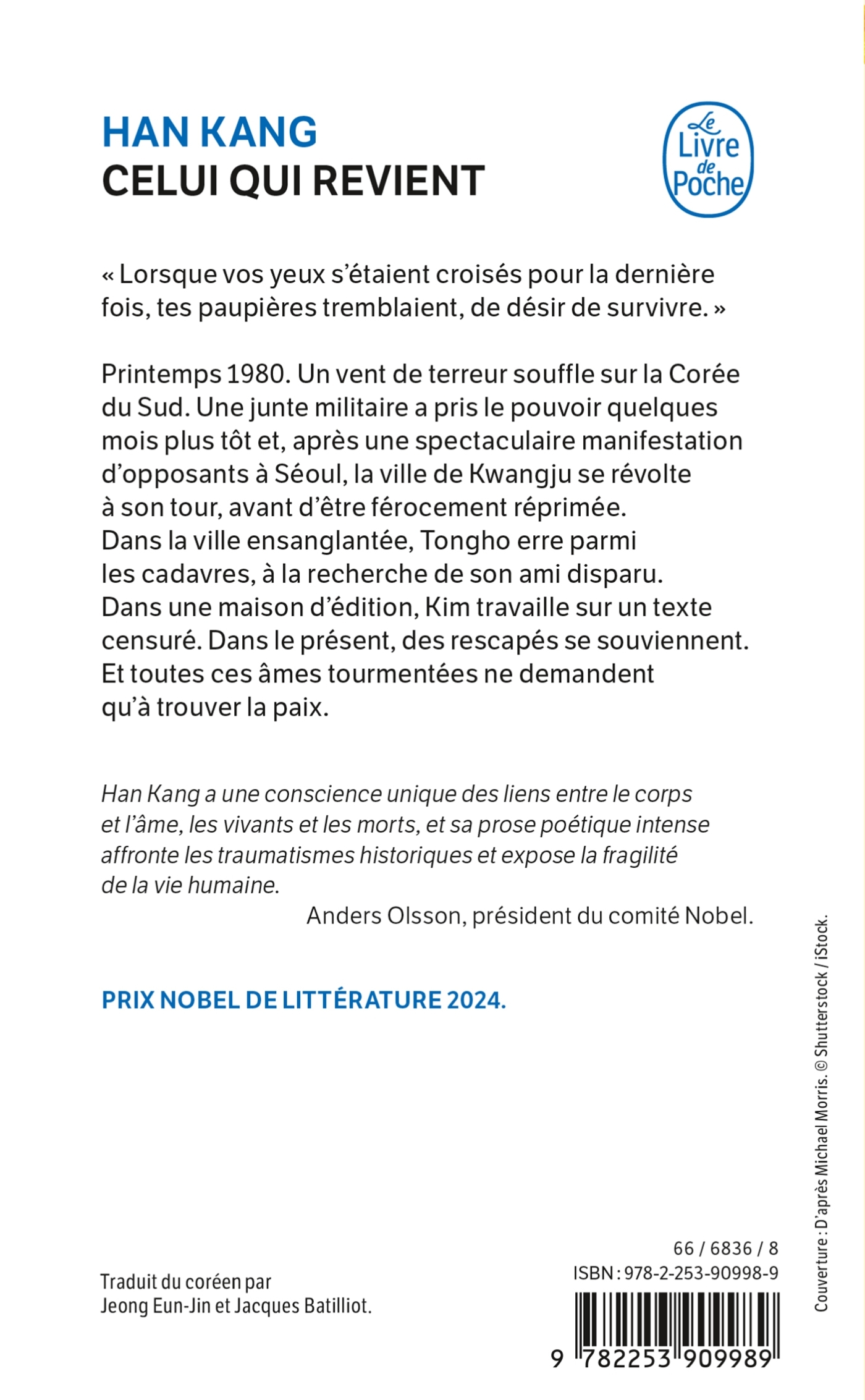 Celui qui revient - Kang Han, Han Kang - LGF