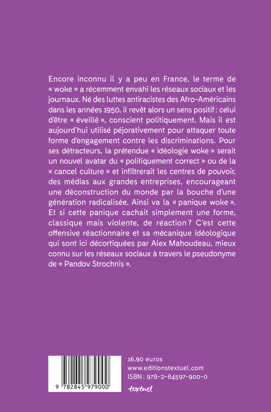 La Panique woke - Margot Mahoudeau - TEXTUEL