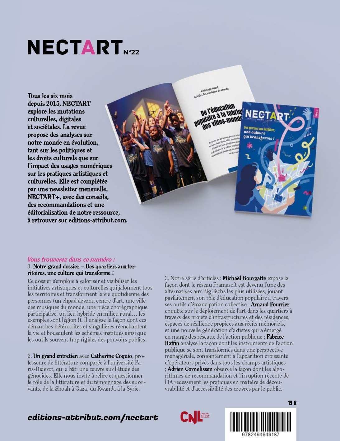 NECTART#22 - Collectif . - ATTRIBUT REVUE