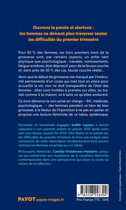 Trois mois sous silence - Judith Aquien, Camille Froidevaux-Metterie - PAYOT