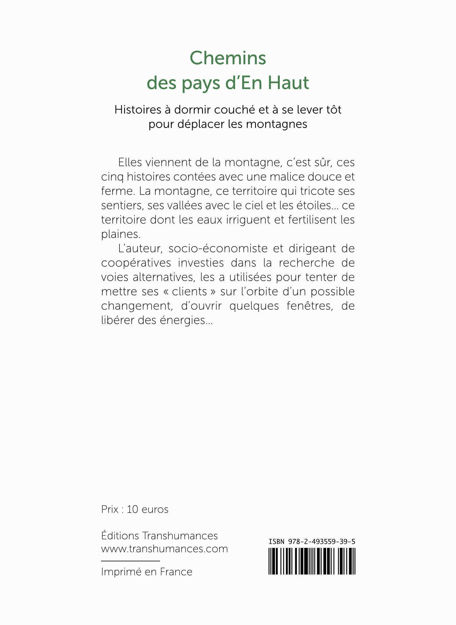 Chemins des Pays d’En Haut - Marc Pascal - TRANSHUMANCES